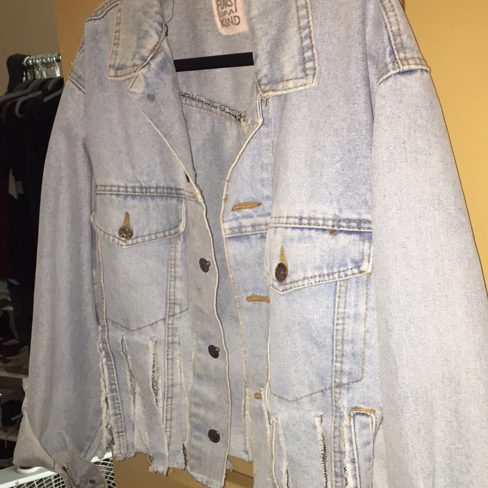 Furst Of A Kind LF Jean jacket with fringe